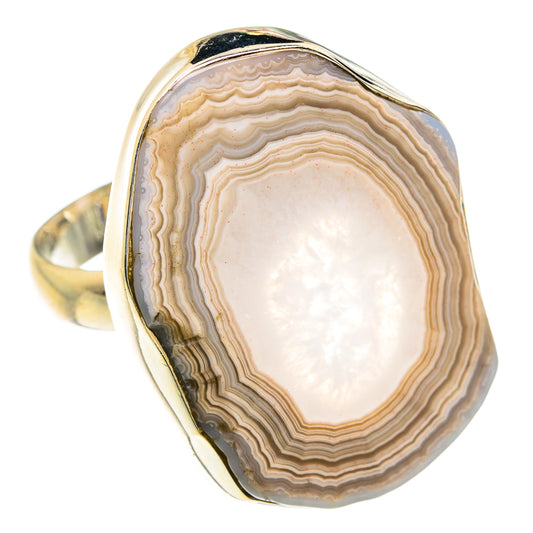 Laguna Lace Agate Rings handcrafted by Ana Silver Co - RING76186