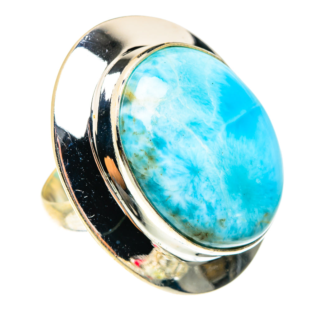 Larimar Rings handcrafted by Ana Silver Co - RING76193