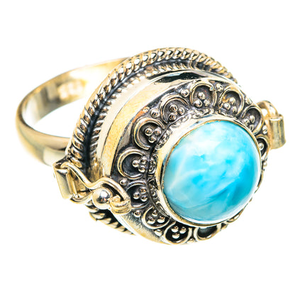 Larimar Rings handcrafted by Ana Silver Co - RING76197