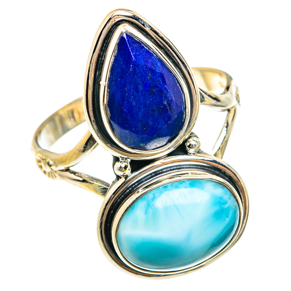 Larimar Rings handcrafted by Ana Silver Co - RING76199