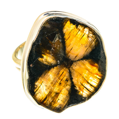 Chiastolite Rings handcrafted by Ana Silver Co - RING76206