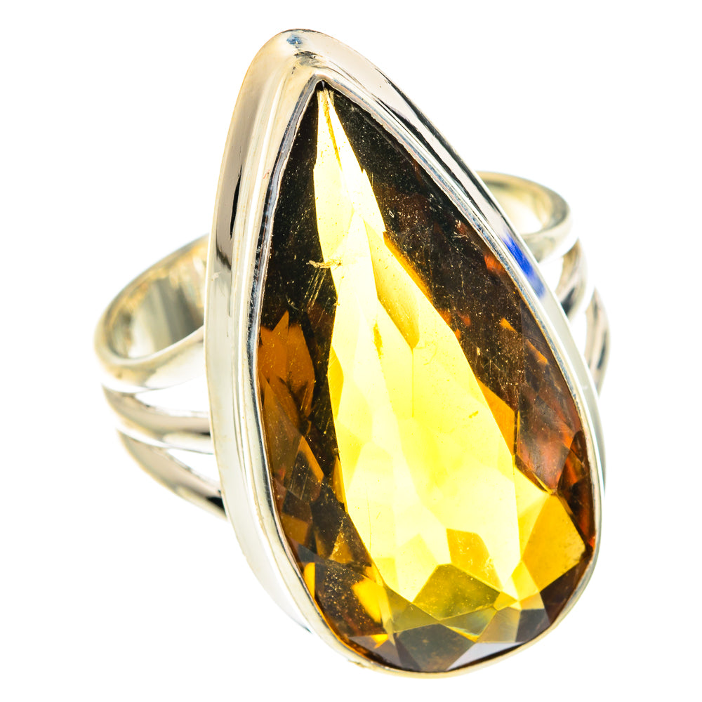 Mandarin Citrine Rings handcrafted by Ana Silver Co - RING76208