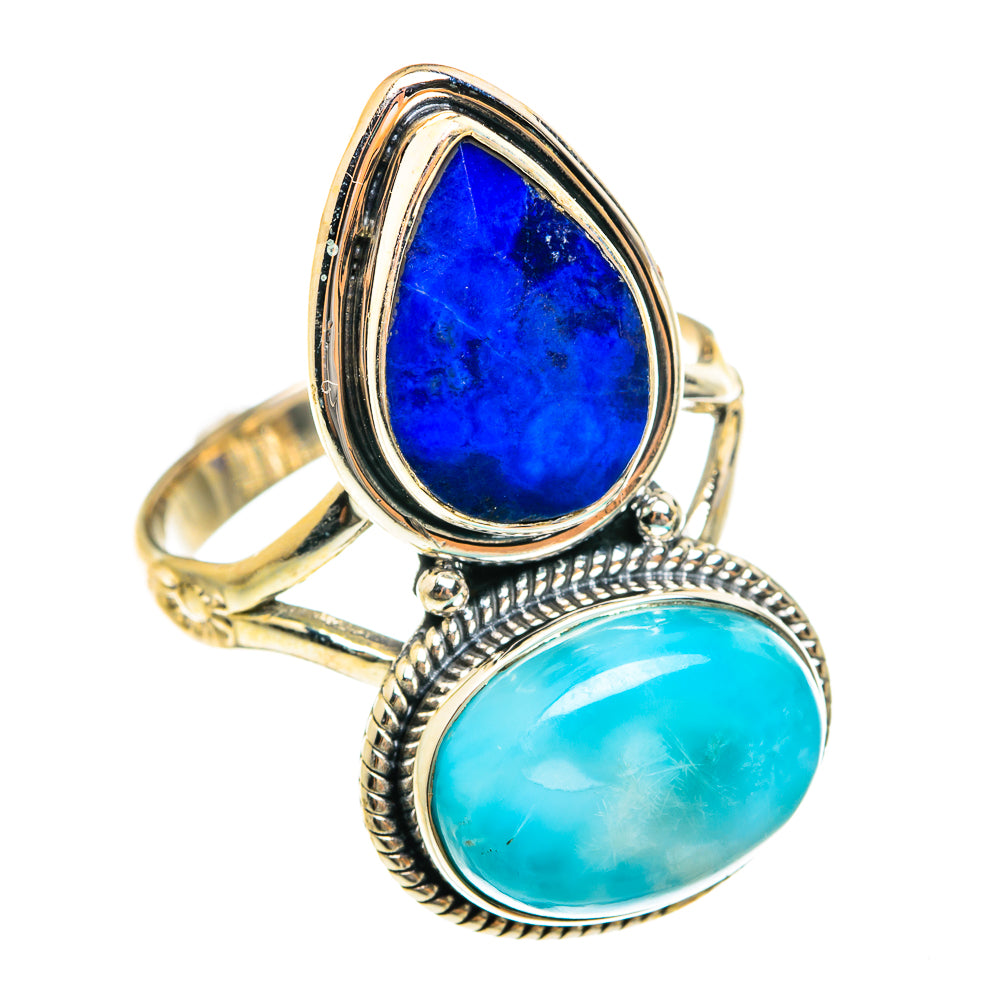 Larimar Rings handcrafted by Ana Silver Co - RING76226