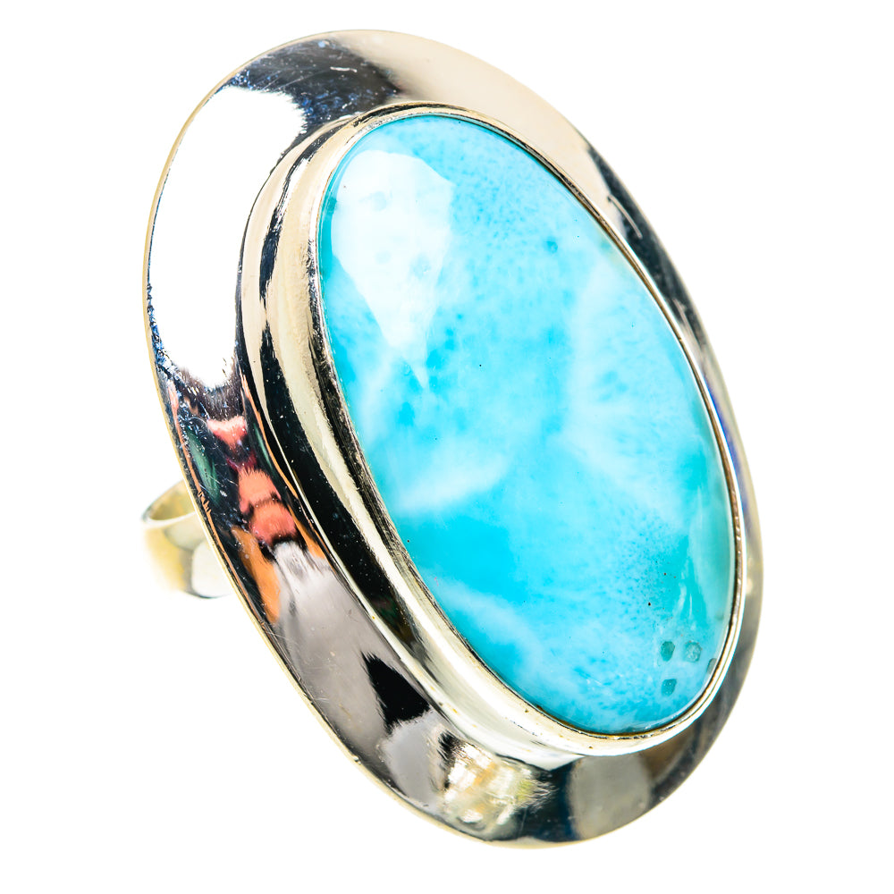 Larimar Rings handcrafted by Ana Silver Co - RING76227