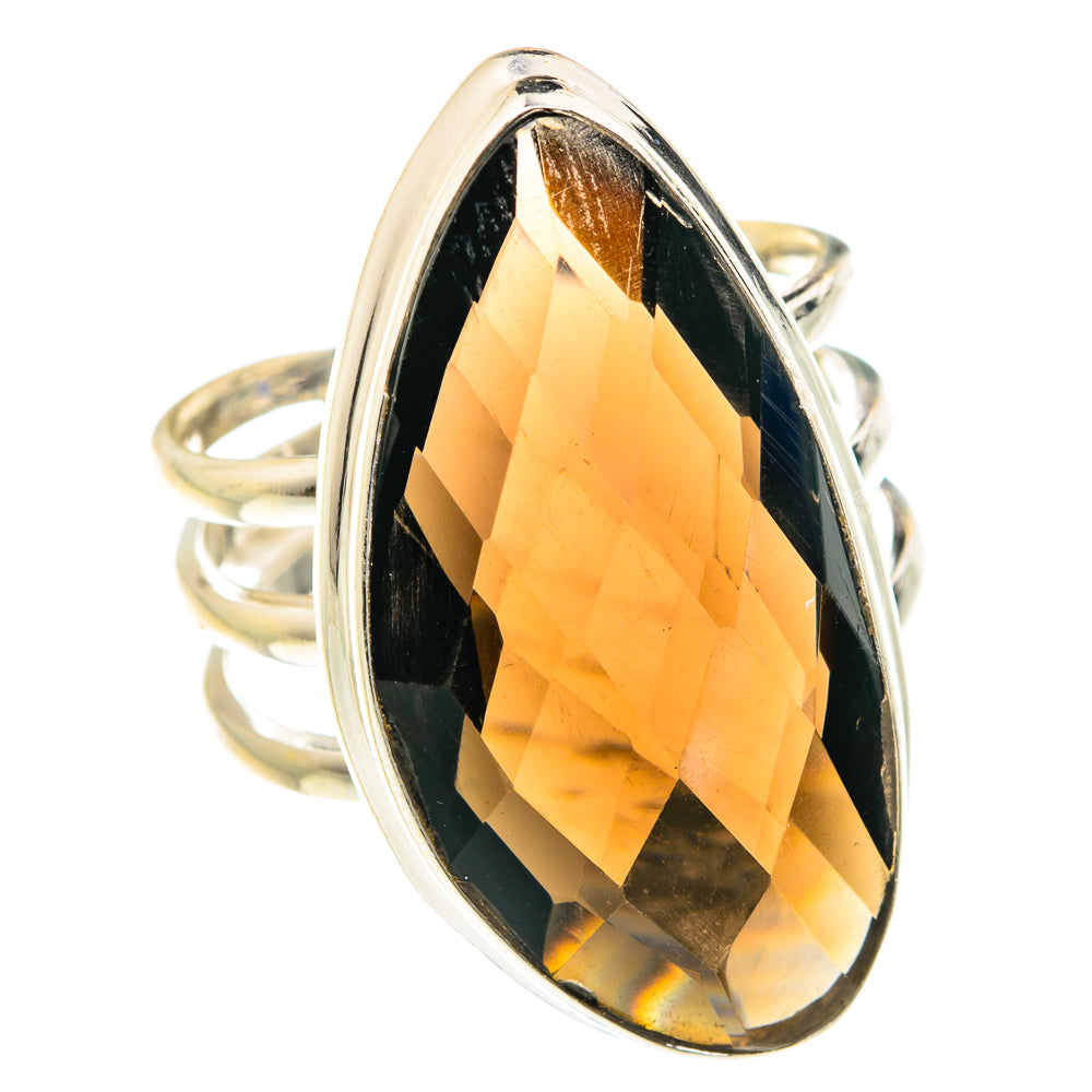 Smoky Quartz Rings handcrafted by Ana Silver Co - RING76231