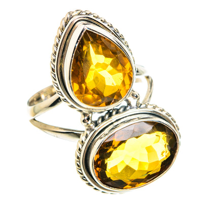 Mandarin Citrine Rings handcrafted by Ana Silver Co - RING76232