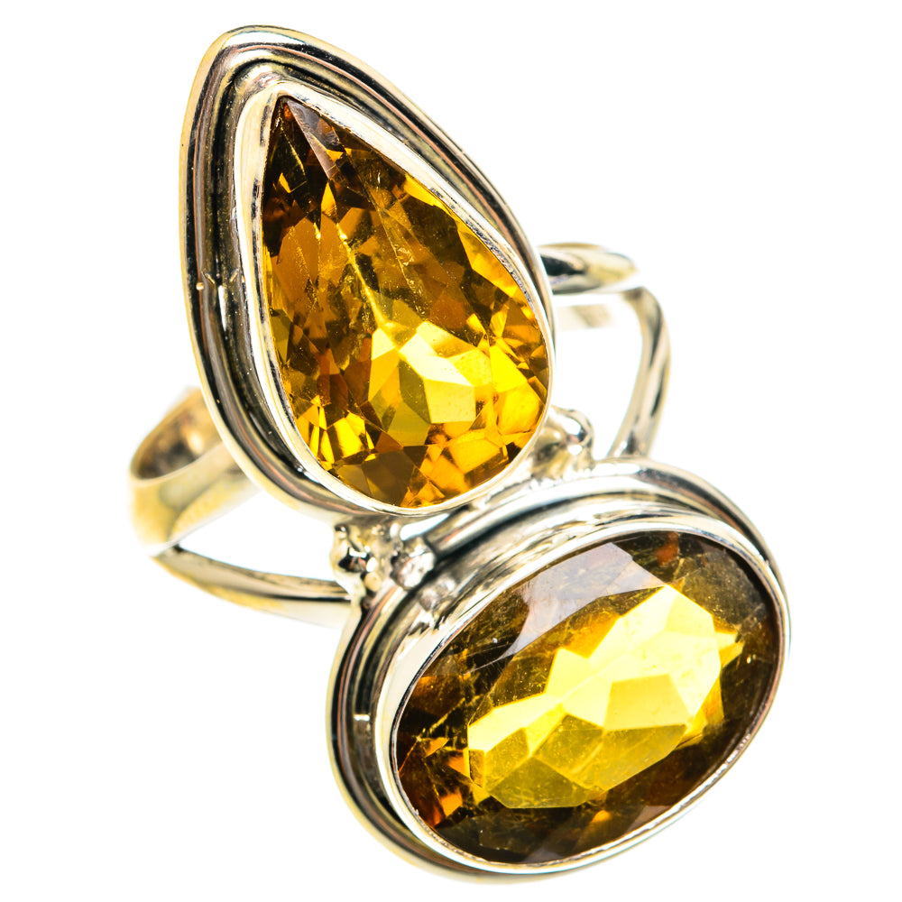 Mandarin Citrine Rings handcrafted by Ana Silver Co - RING76233