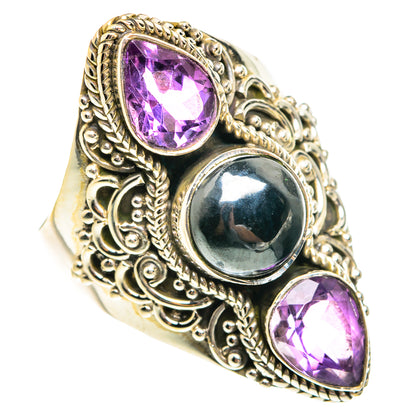 Hematite Rings handcrafted by Ana Silver Co - RING76237