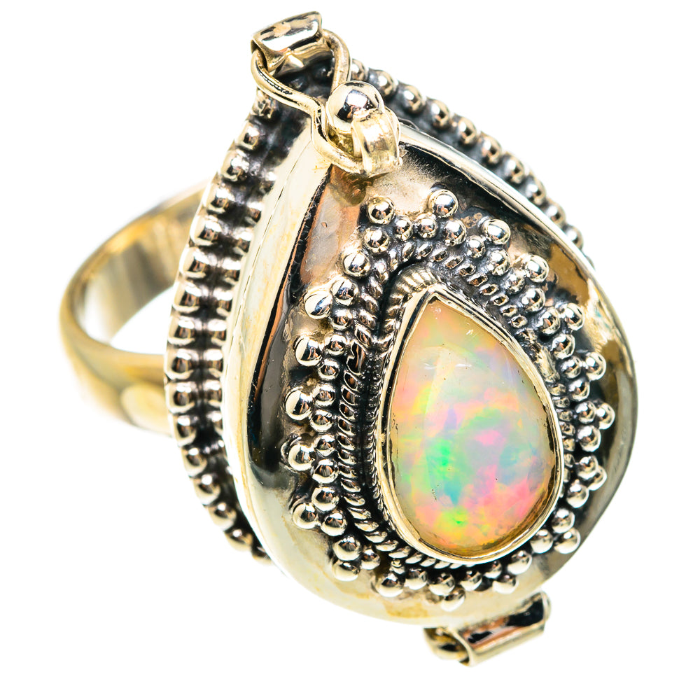 Ethiopian Opal Rings handcrafted by Ana Silver Co - RING76240