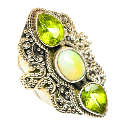 Ethiopian Opal Rings handcrafted by Ana Silver Co - RING76241