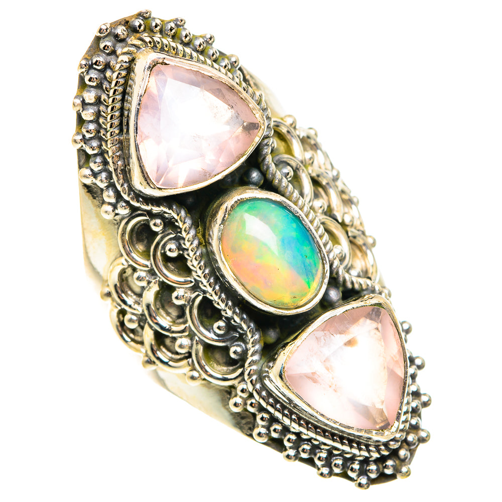 Ethiopian Opal Rings handcrafted by Ana Silver Co - RING76242
