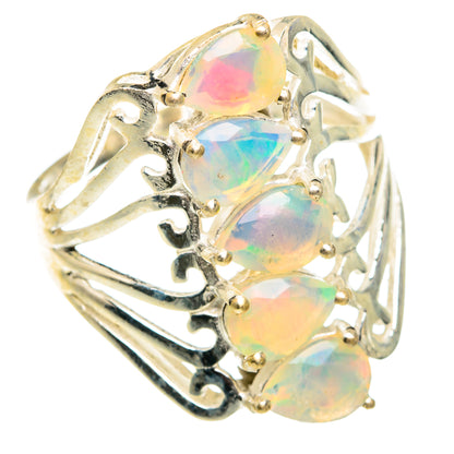 Ethiopian Opal Rings handcrafted by Ana Silver Co - RING76243