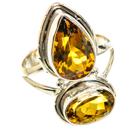 Mandarin Citrine Rings handcrafted by Ana Silver Co - RING76250