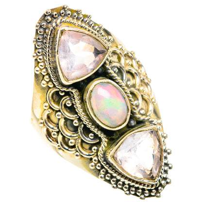 Ethiopian Opal Rings handcrafted by Ana Silver Co - RING76261