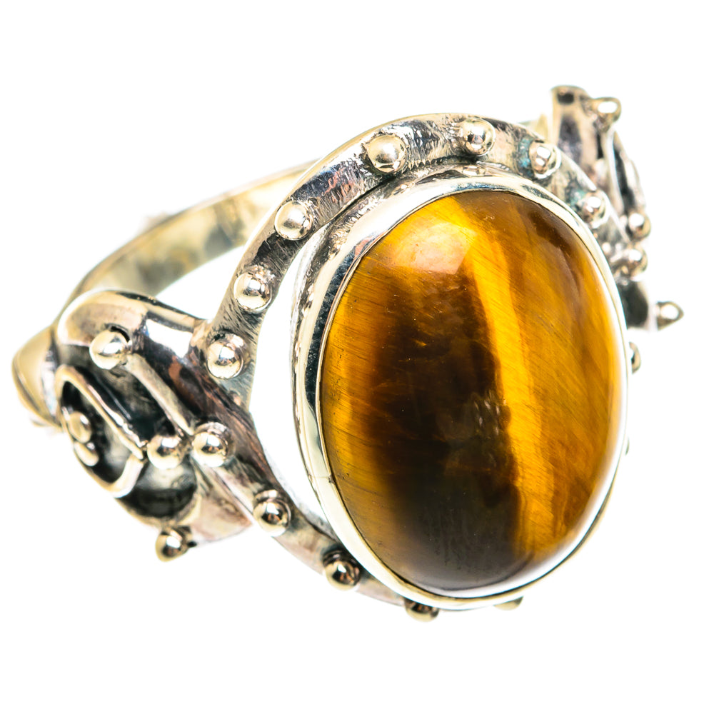Tiger Eye Rings handcrafted by Ana Silver Co - RING76275