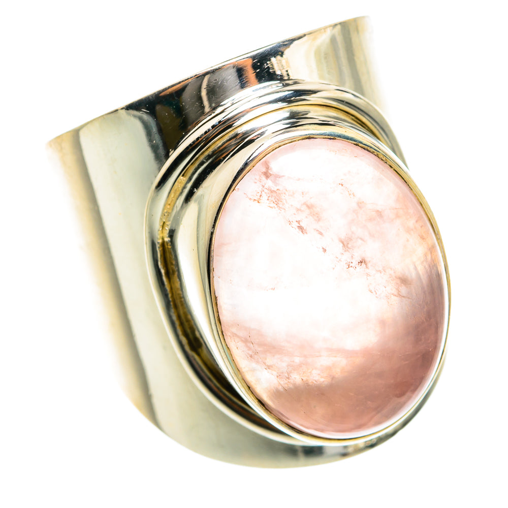 Rose Quartz Rings handcrafted by Ana Silver Co - RING76278