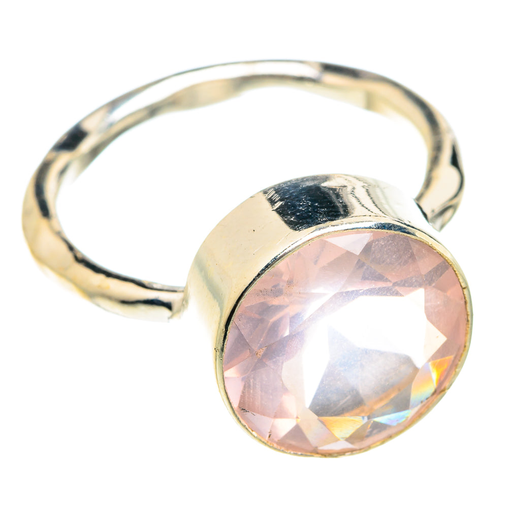 Rose Quartz Rings handcrafted by Ana Silver Co - RING76279