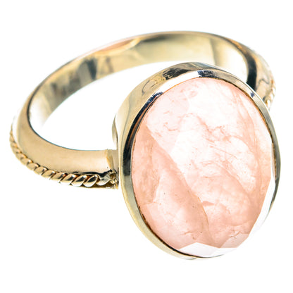 Rose Quartz Rings handcrafted by Ana Silver Co - RING76280