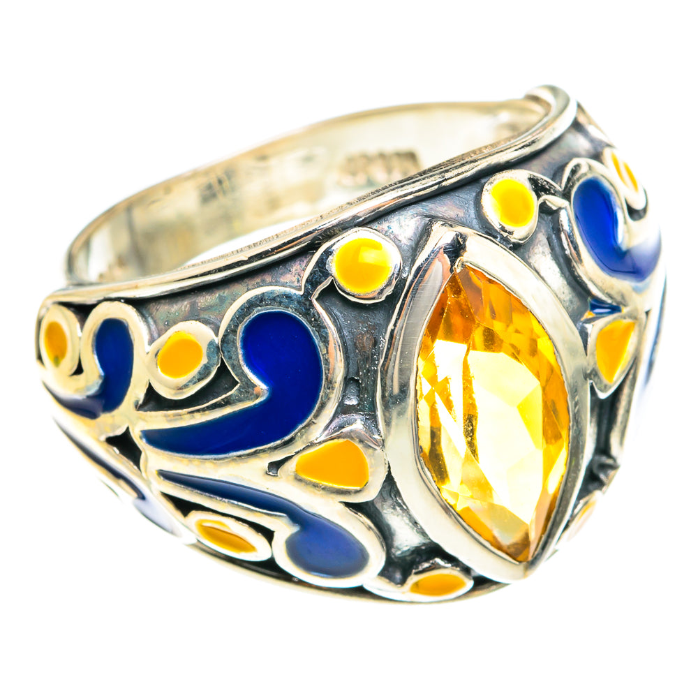 Citrine Rings handcrafted by Ana Silver Co - RING76293