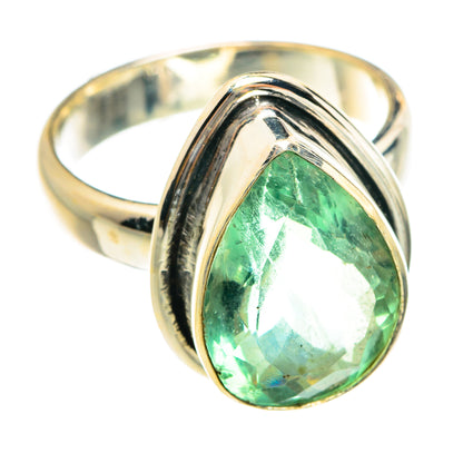 Green Fluorite Rings handcrafted by Ana Silver Co - RING76303