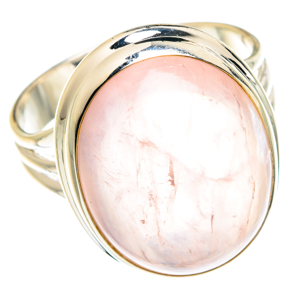 Rose Quartz Rings handcrafted by Ana Silver Co - RING76308