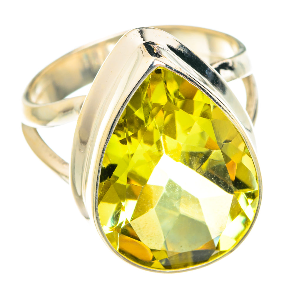Lemon Quartz Rings handcrafted by Ana Silver Co - RING76320