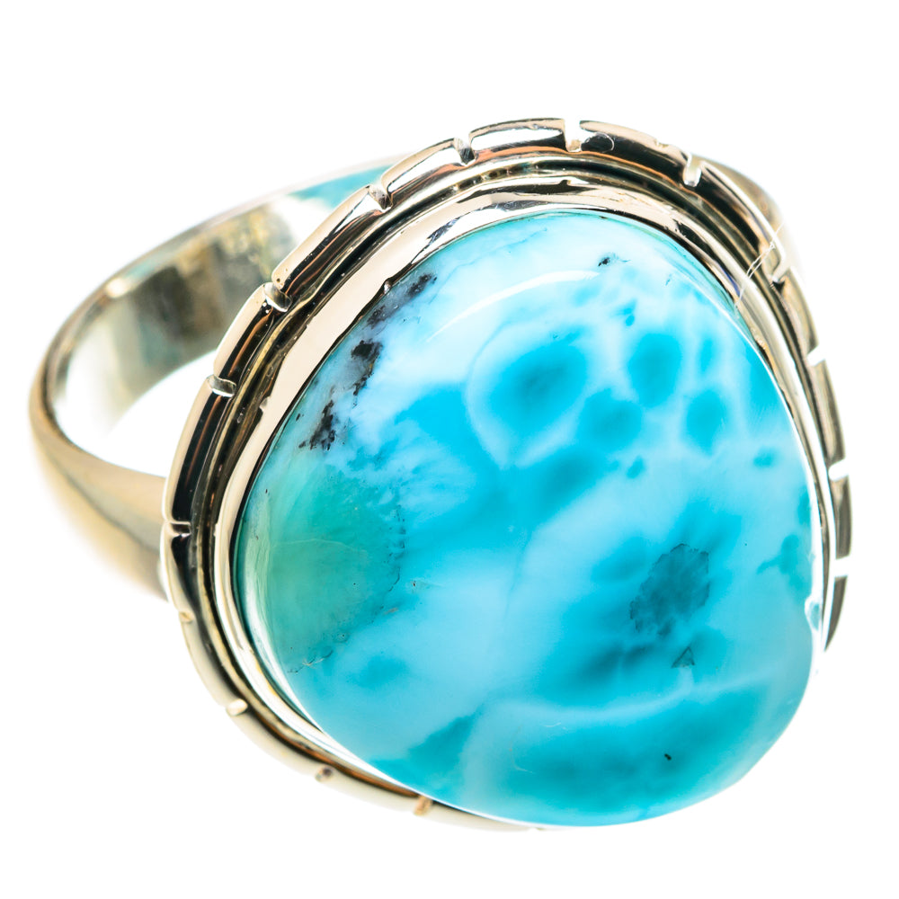 Larimar Rings handcrafted by Ana Silver Co - RING76326