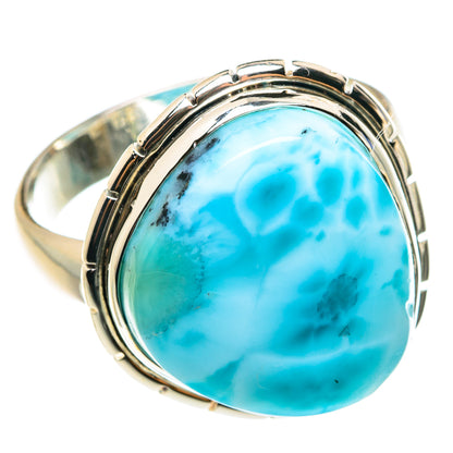 Larimar Rings handcrafted by Ana Silver Co - RING76326