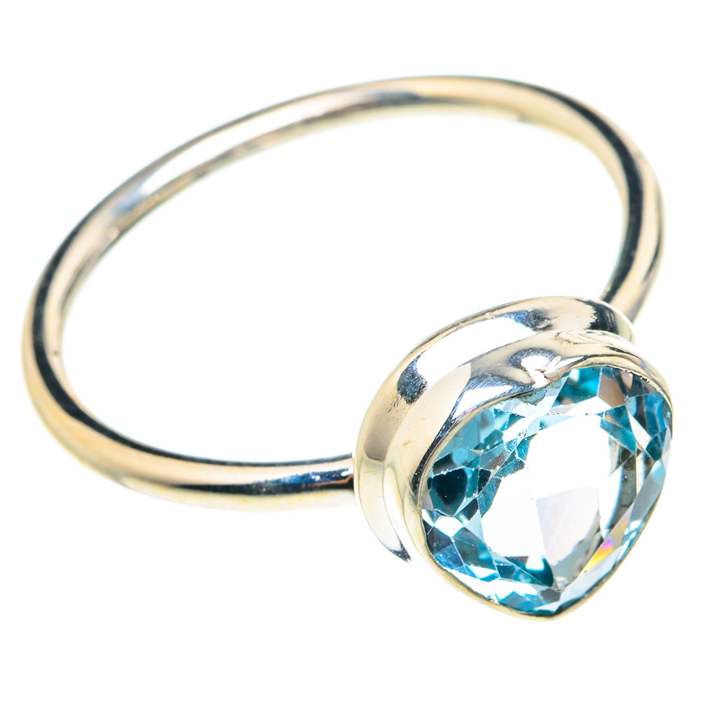 Blue Topaz Rings handcrafted by Ana Silver Co - RING76328