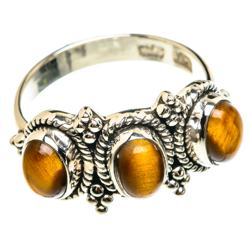 Tiger Eye Rings handcrafted by Ana Silver Co - RING76334