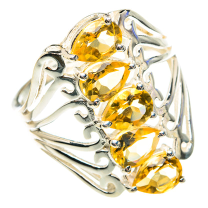Citrine Rings handcrafted by Ana Silver Co - RING76337