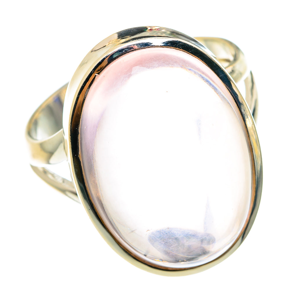 Rose Quartz Rings handcrafted by Ana Silver Co - RING76339