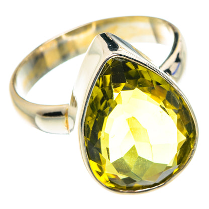 Olive Quartz Rings handcrafted by Ana Silver Co - RING76356