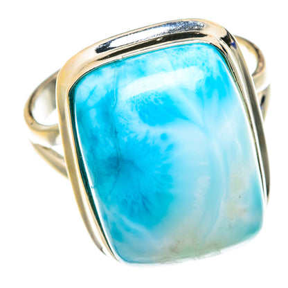 Larimar Rings handcrafted by Ana Silver Co - RING76358