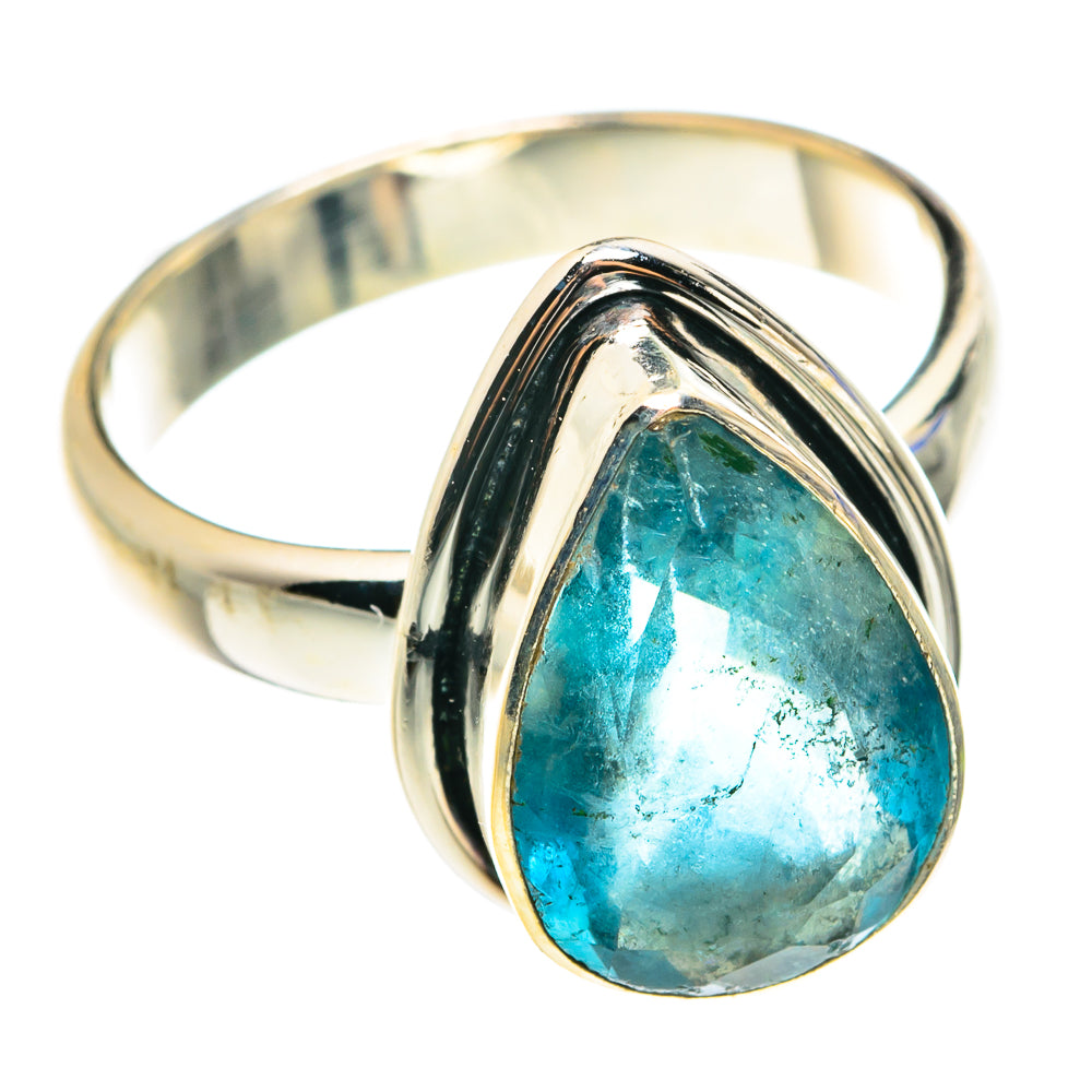 Blue Fluorite Rings handcrafted by Ana Silver Co - RING76363