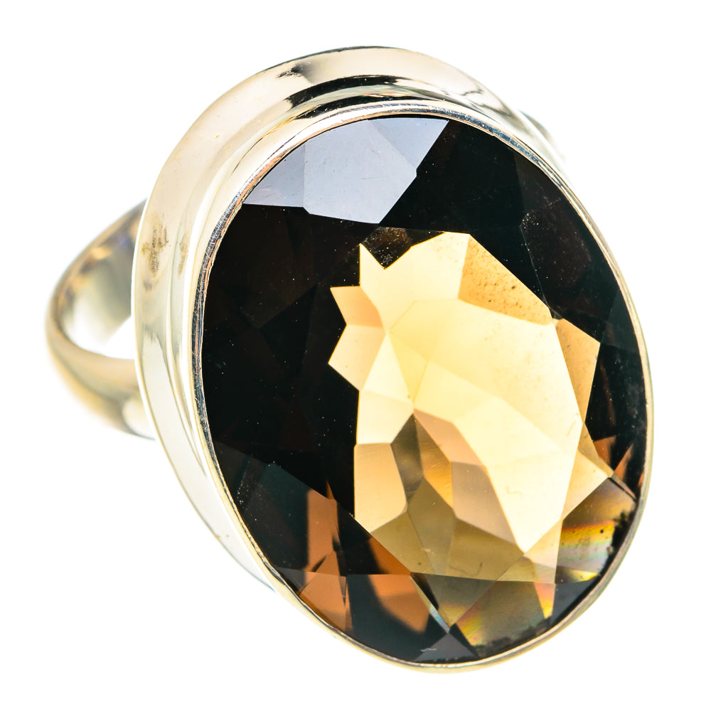 Smoky Quartz Rings handcrafted by Ana Silver Co - RING76369