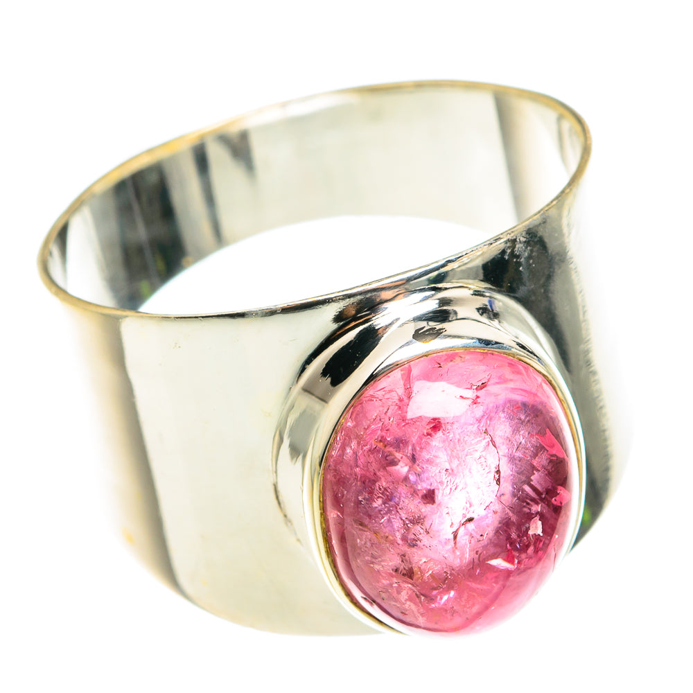 Pink Tourmaline Rings handcrafted by Ana Silver Co - RING76373