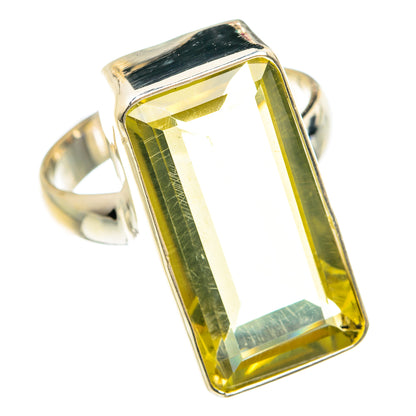 Lemon Quartz Rings handcrafted by Ana Silver Co - RING76388