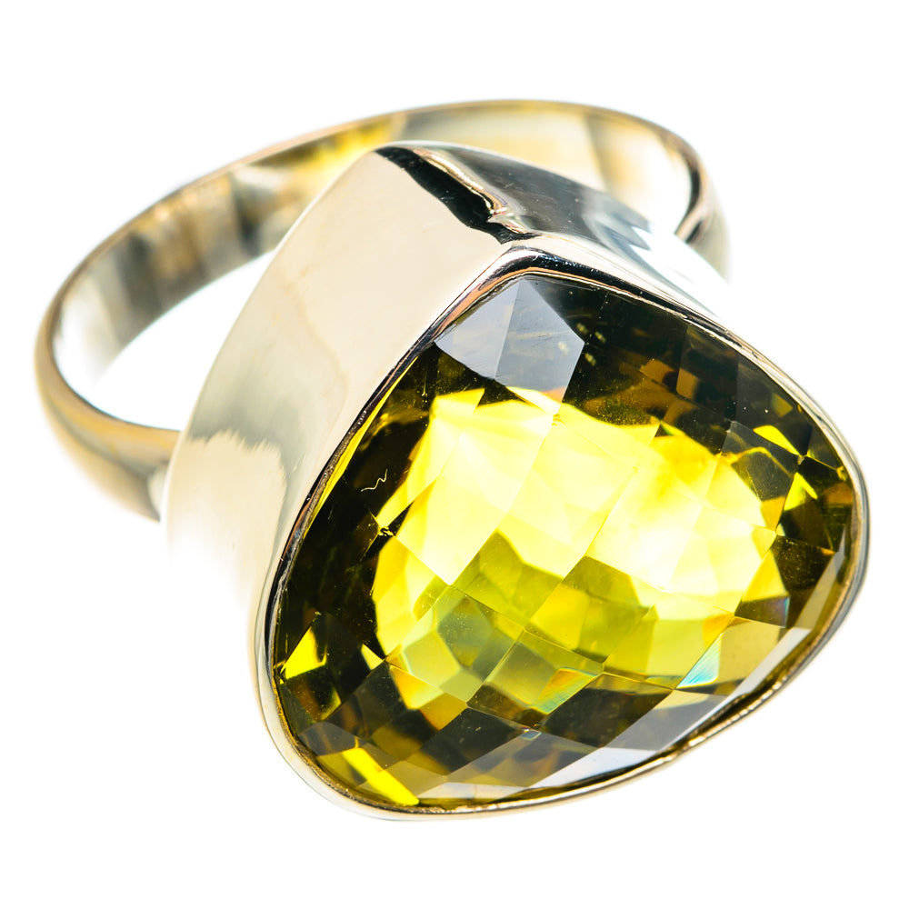 Olive Quartz Rings handcrafted by Ana Silver Co - RING76389