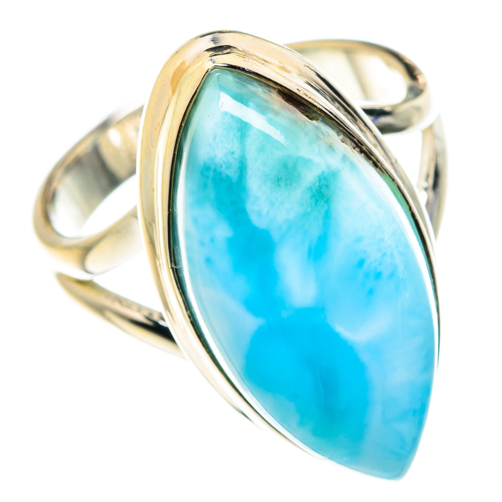 Larimar Rings handcrafted by Ana Silver Co - RING76391