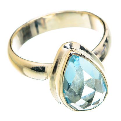 Blue Topaz Rings handcrafted by Ana Silver Co - RING76394