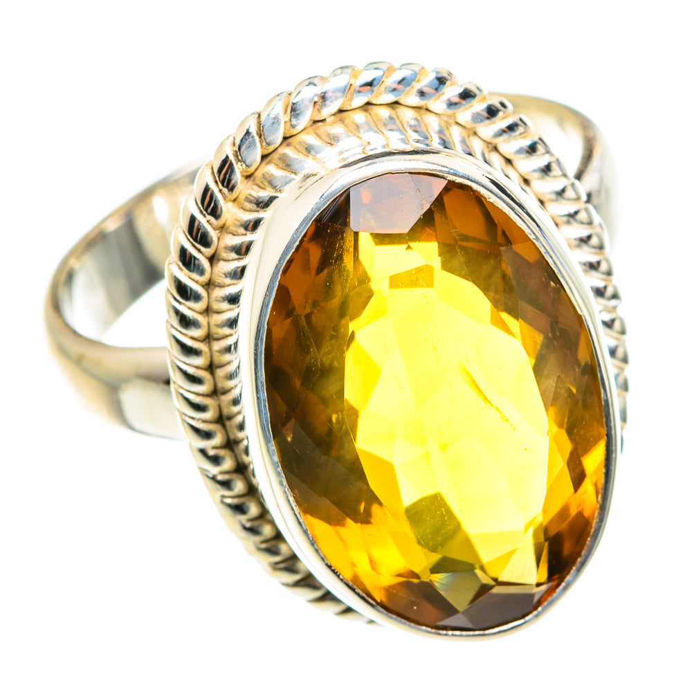 Mandarin Citrine Rings handcrafted by Ana Silver Co - RING76404