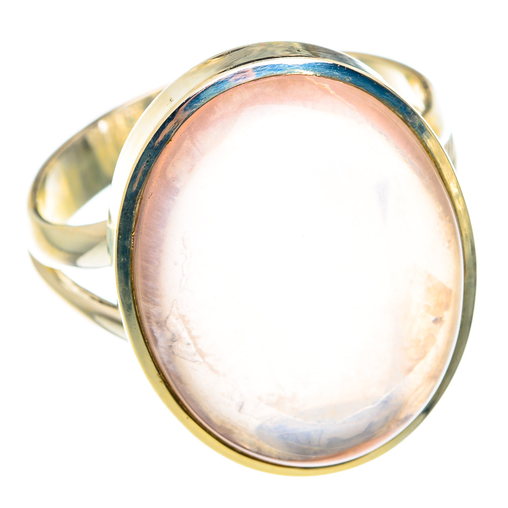 Rose Quartz Rings handcrafted by Ana Silver Co - RING76405