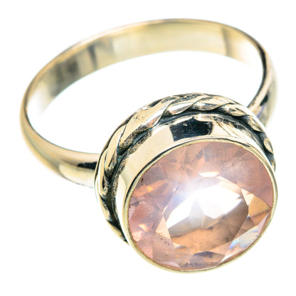 Rose Quartz Rings handcrafted by Ana Silver Co - RING76406