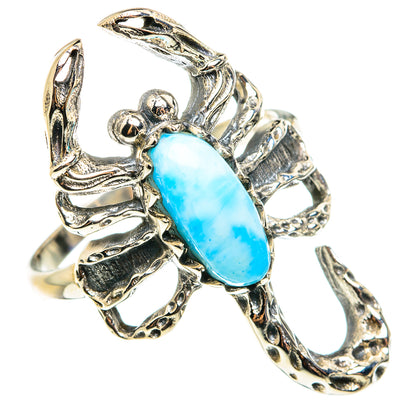 Larimar Rings handcrafted by Ana Silver Co - RING76422