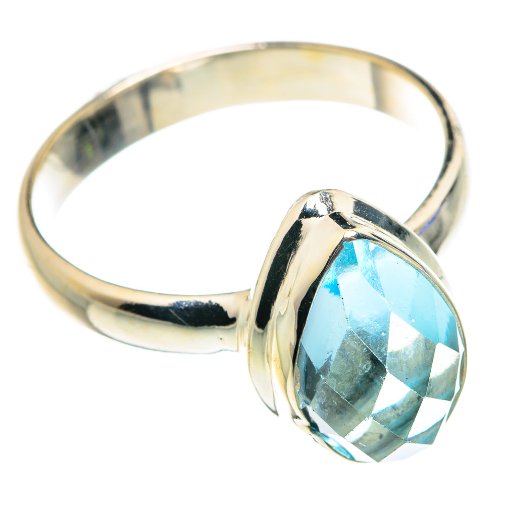 Blue Topaz Rings handcrafted by Ana Silver Co - RING76425