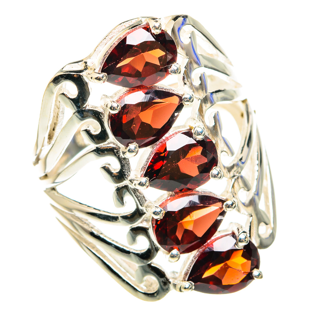 Garnet Rings handcrafted by Ana Silver Co - RING76437