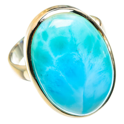 Larimar Rings handcrafted by Ana Silver Co - RING76451