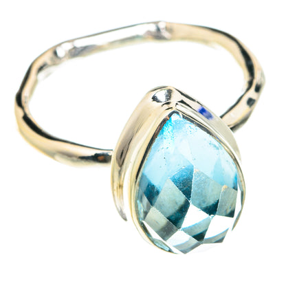 Blue Topaz Rings handcrafted by Ana Silver Co - RING76457