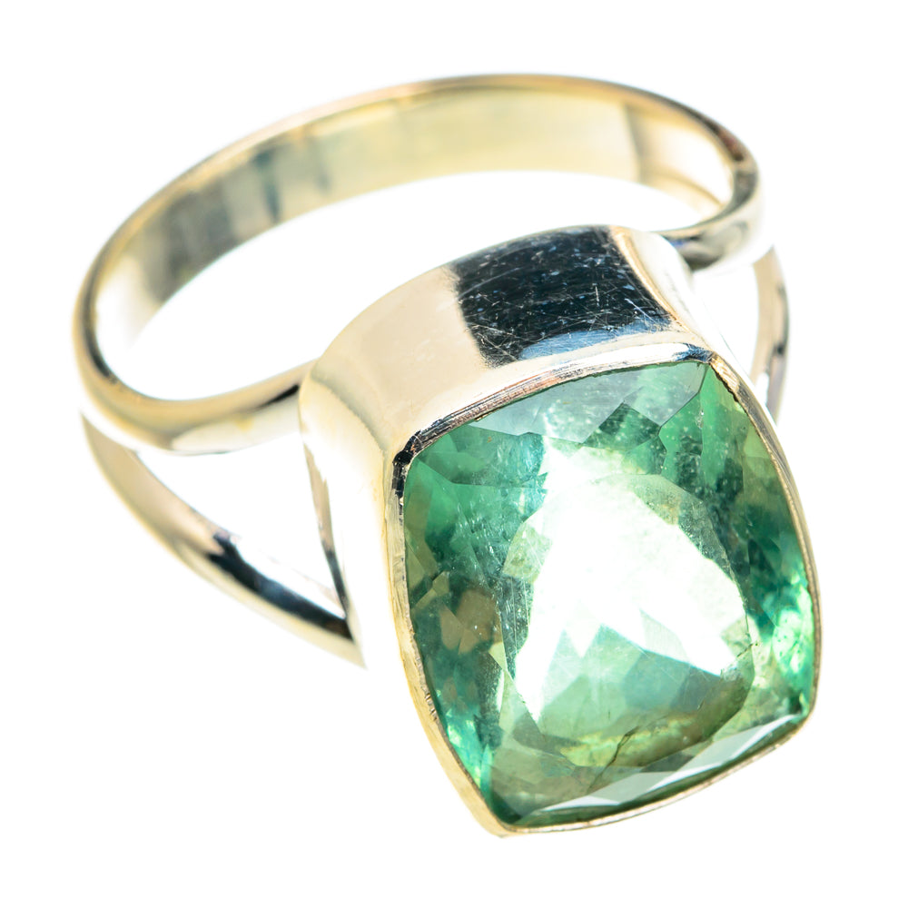 Green Fluorite Rings handcrafted by Ana Silver Co - RING76459
